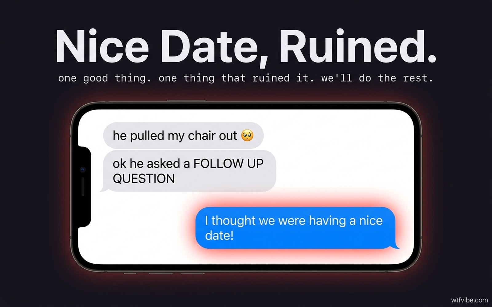 specification.md — "I thought we were having a nice date" (Obsession 2026)