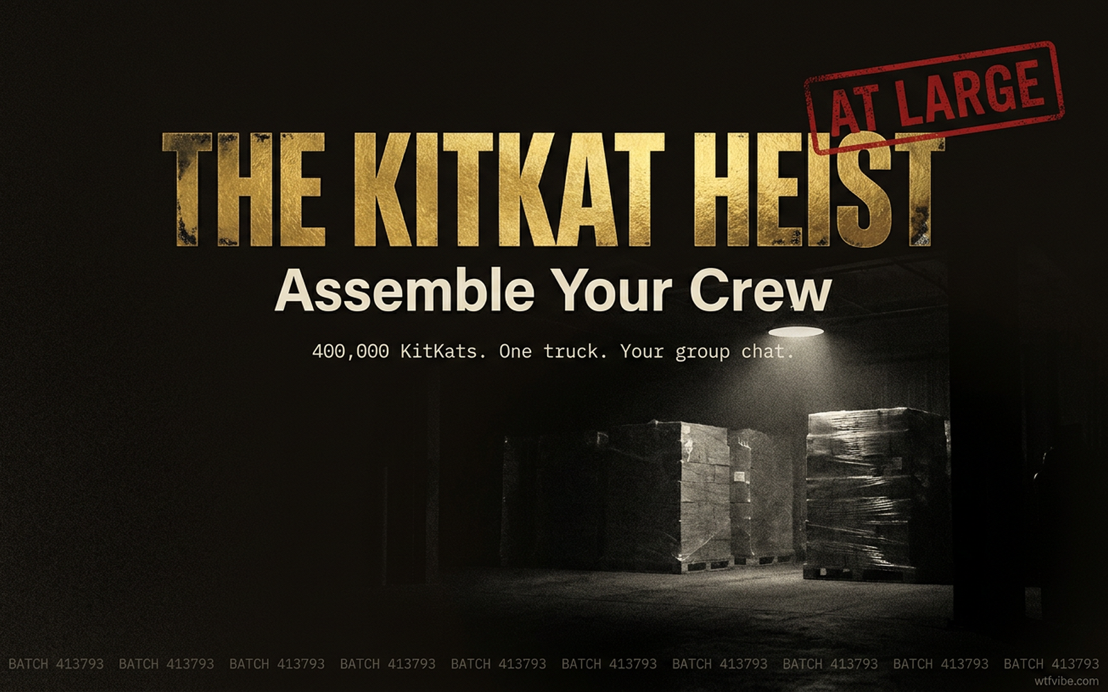 The KitKat Heist: Assemble Your Crew