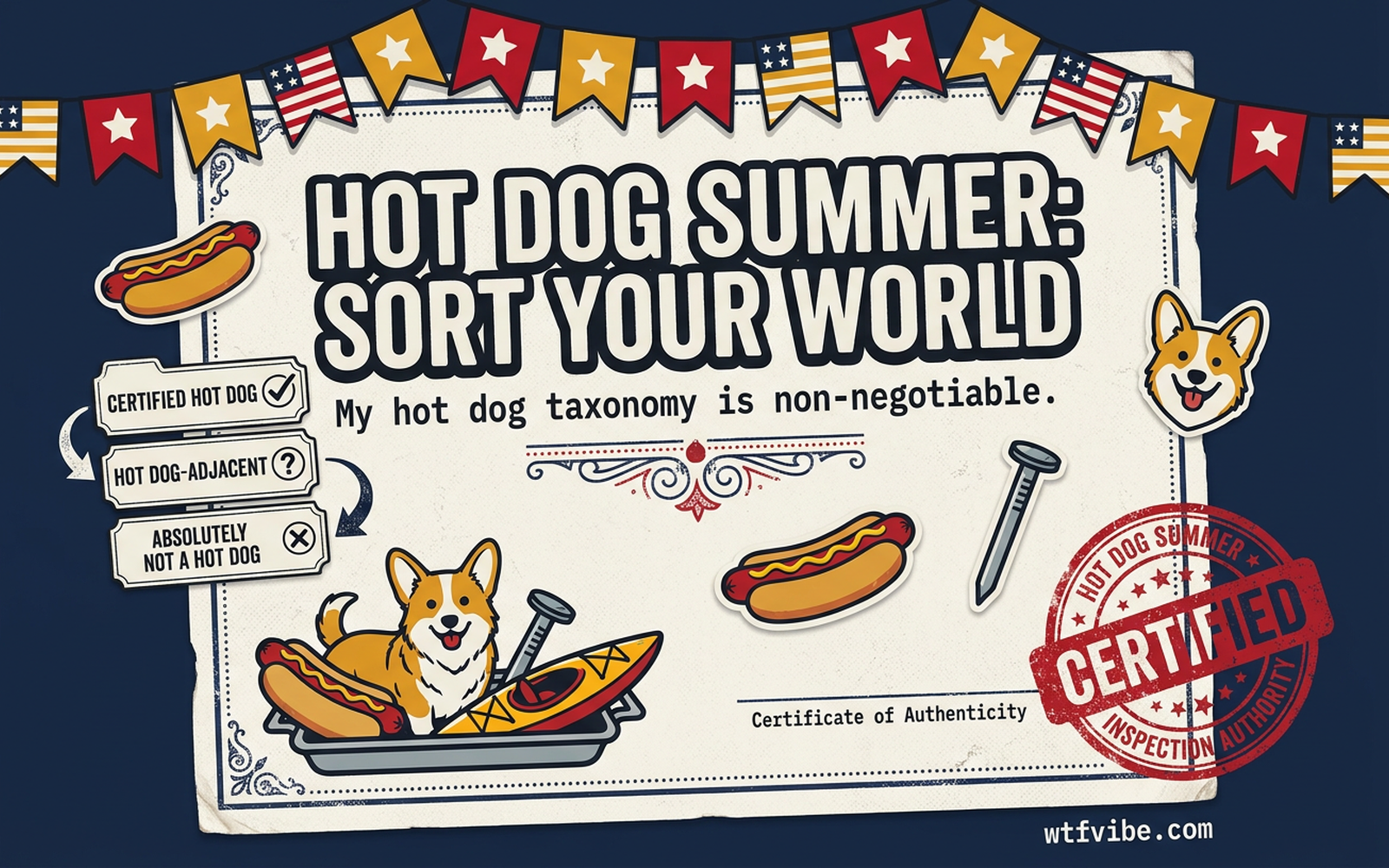 Hot Dog Summer: Sort Your World