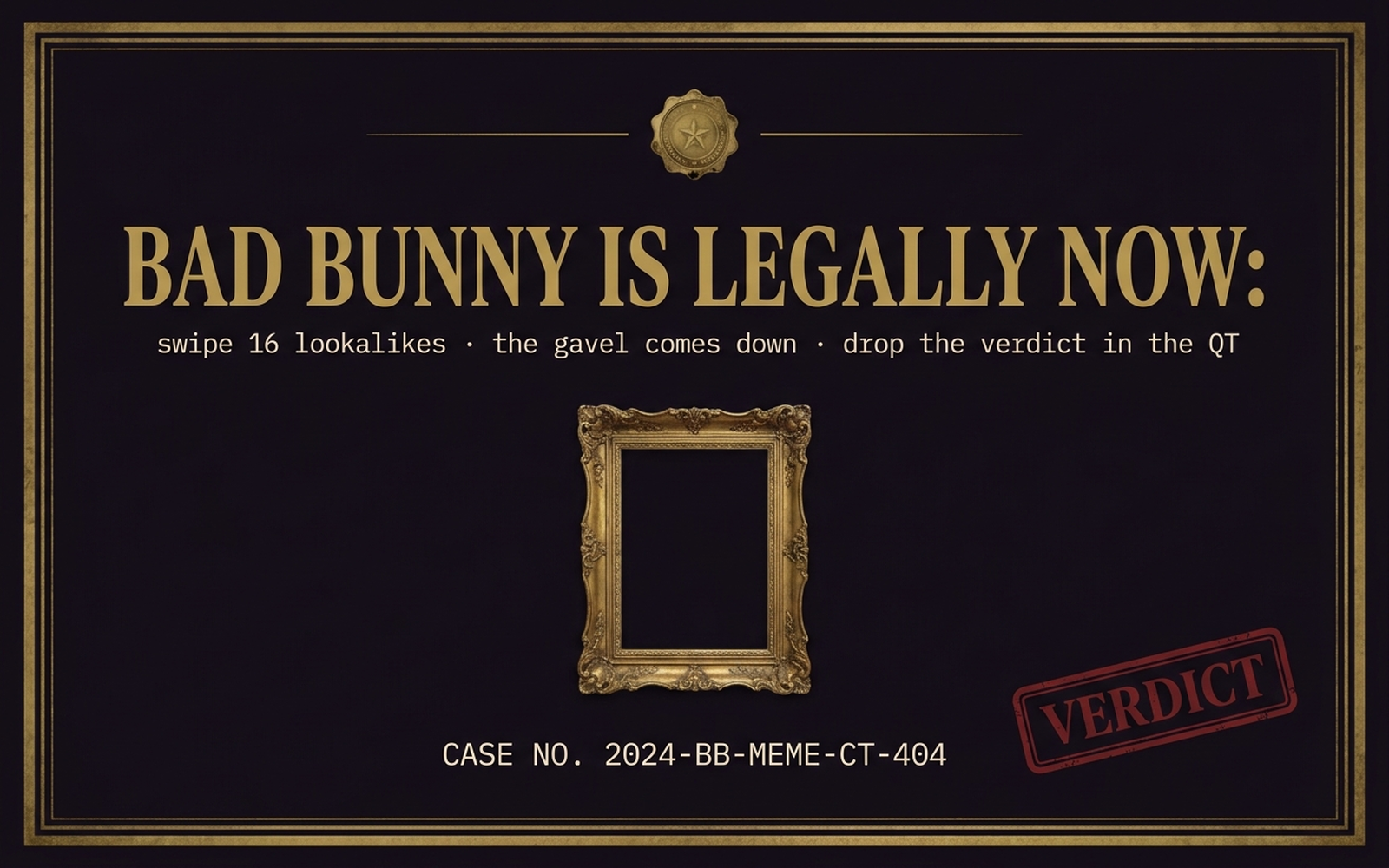 Bad Bunny Lookalike Verdict Machine