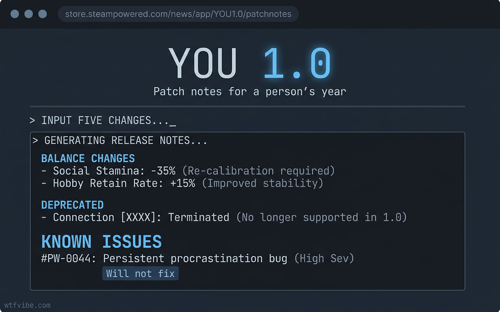 YOU 1.0