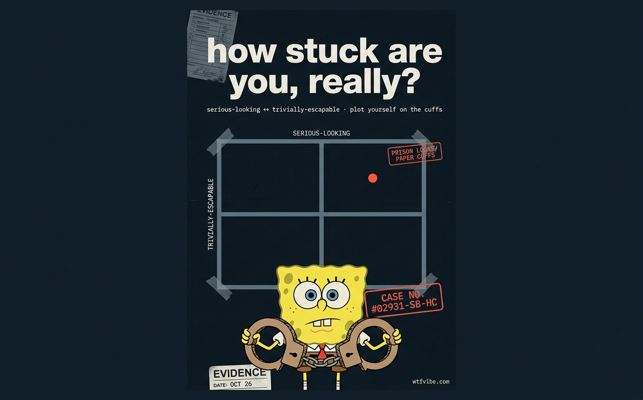 how stuck are you, really?