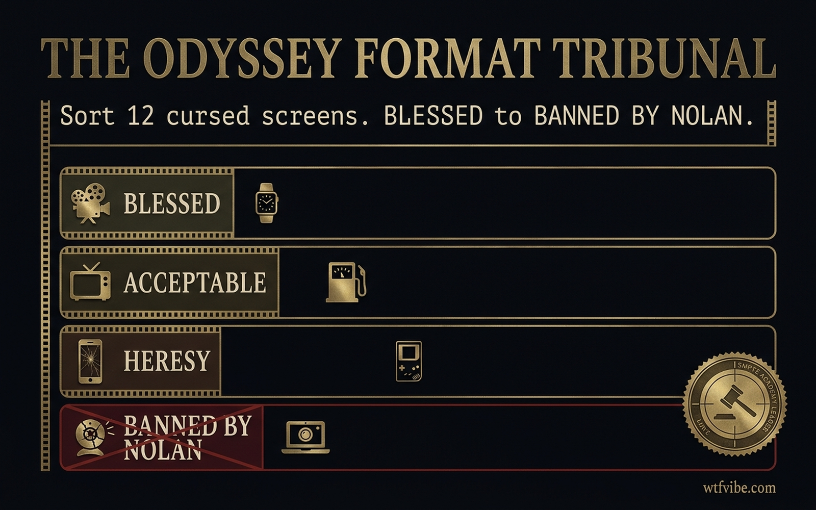 The Odyssey Format Tribunal