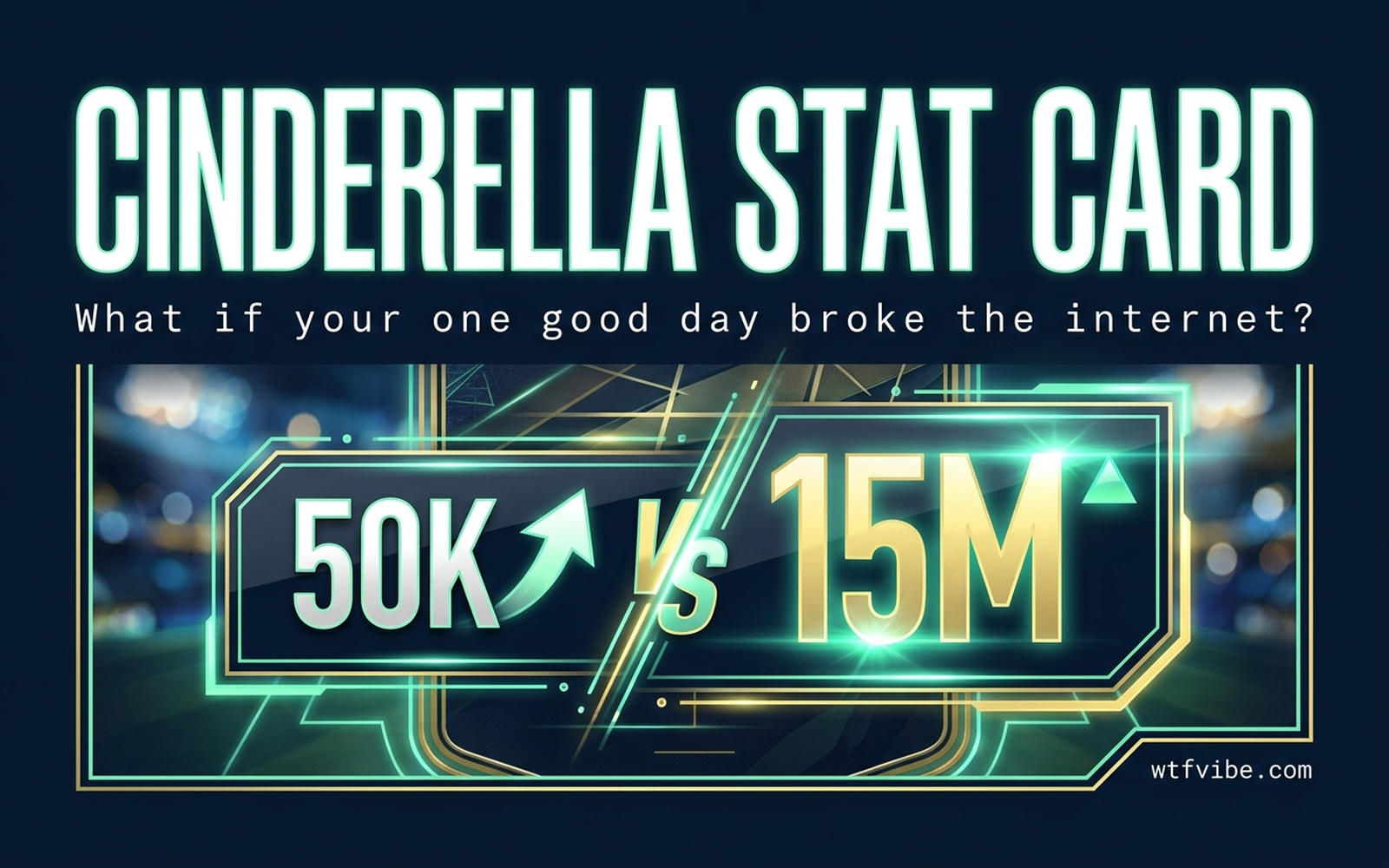 Cinderella Stat Card generator